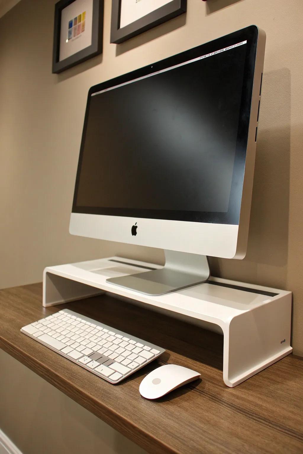 A wall-mounted arrangement offers a clean and modern look.