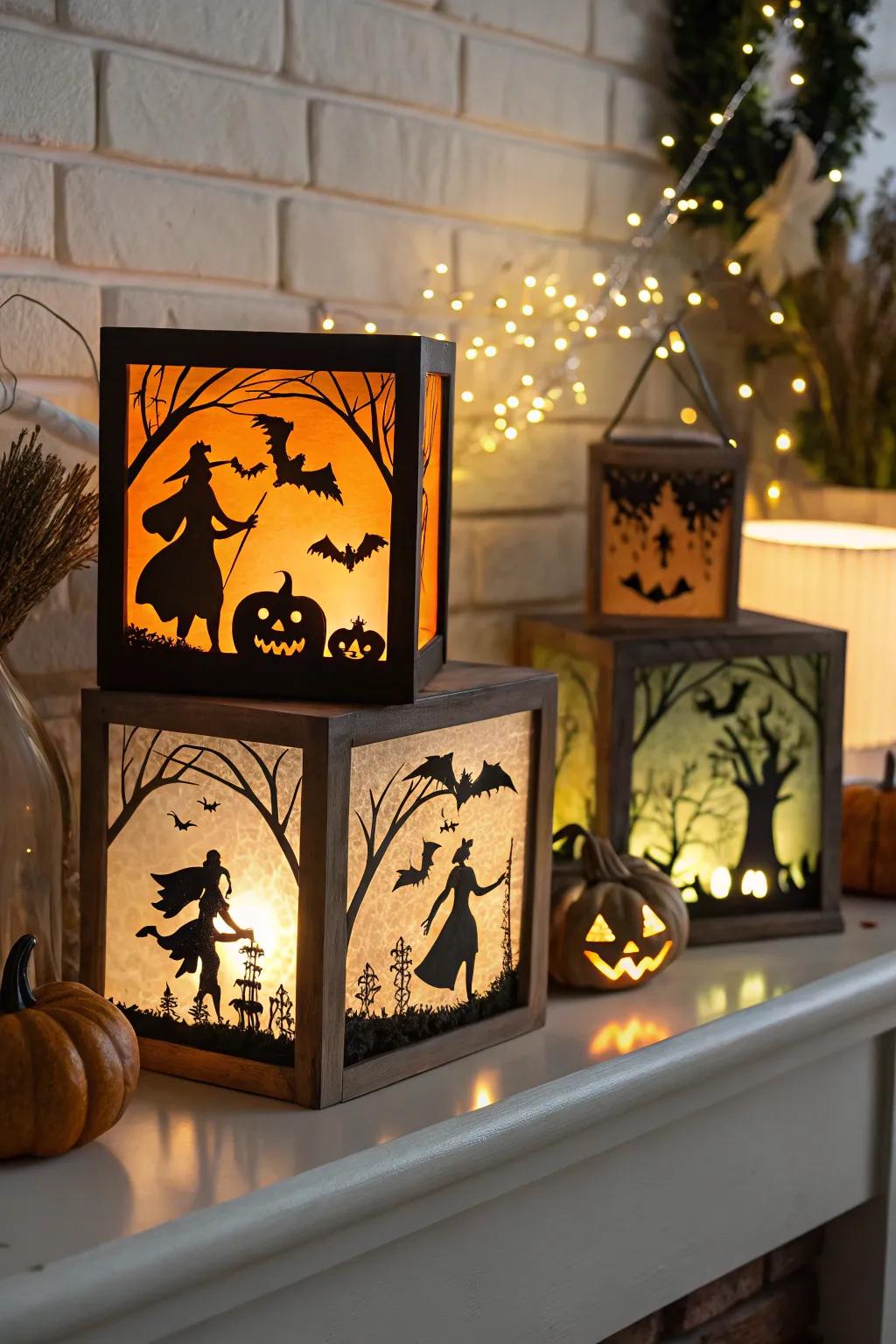 Visual boxes create enchanting mini-scenes