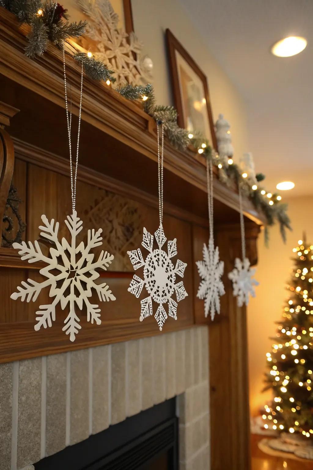 Beads infuse a hint of elegance and shimmer into your snowflakes.