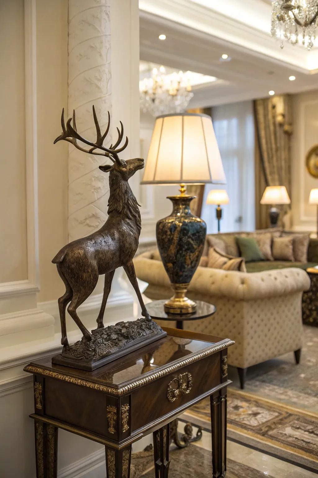 Wildlife model pieces bring refinement and ingenuity to any space.
