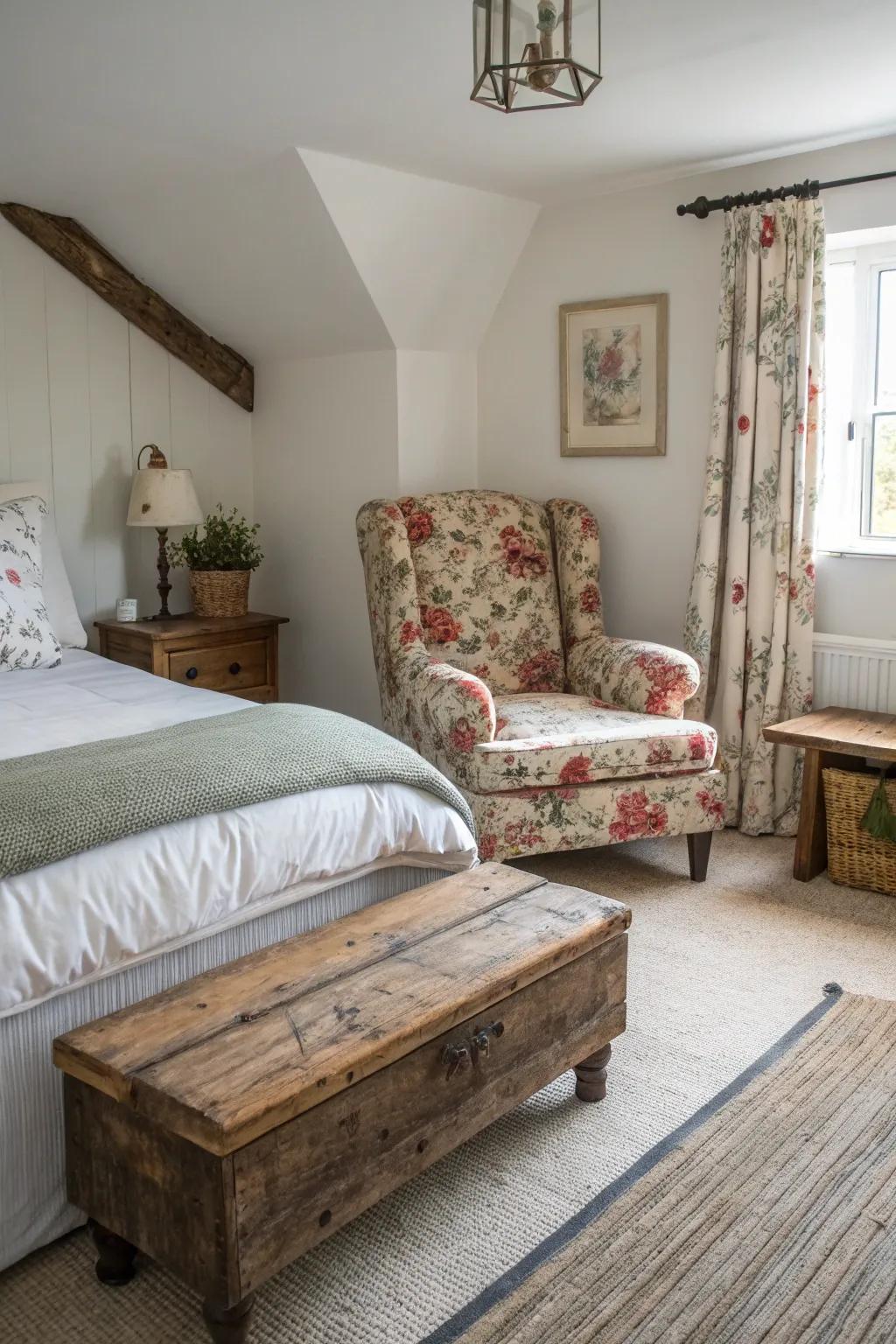 An unforeseen twist achieved with varied seating choices