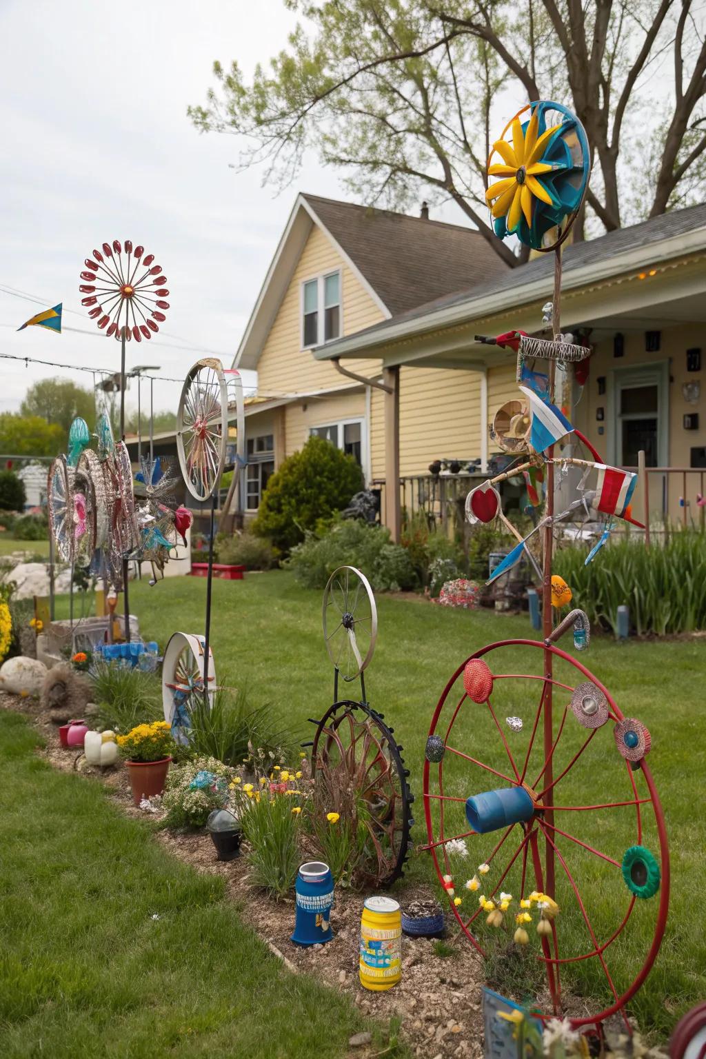 Embrace sustainability with creative reclaimed decorations.