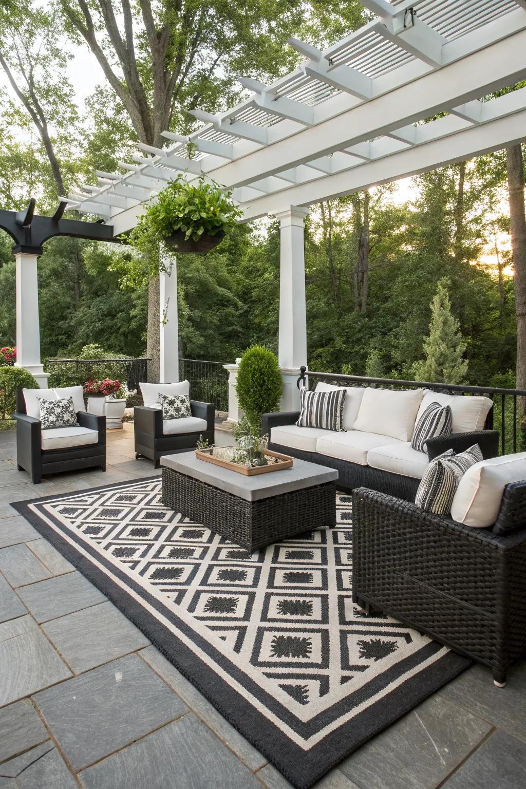 Chic sophistication realized through monochrome themes.