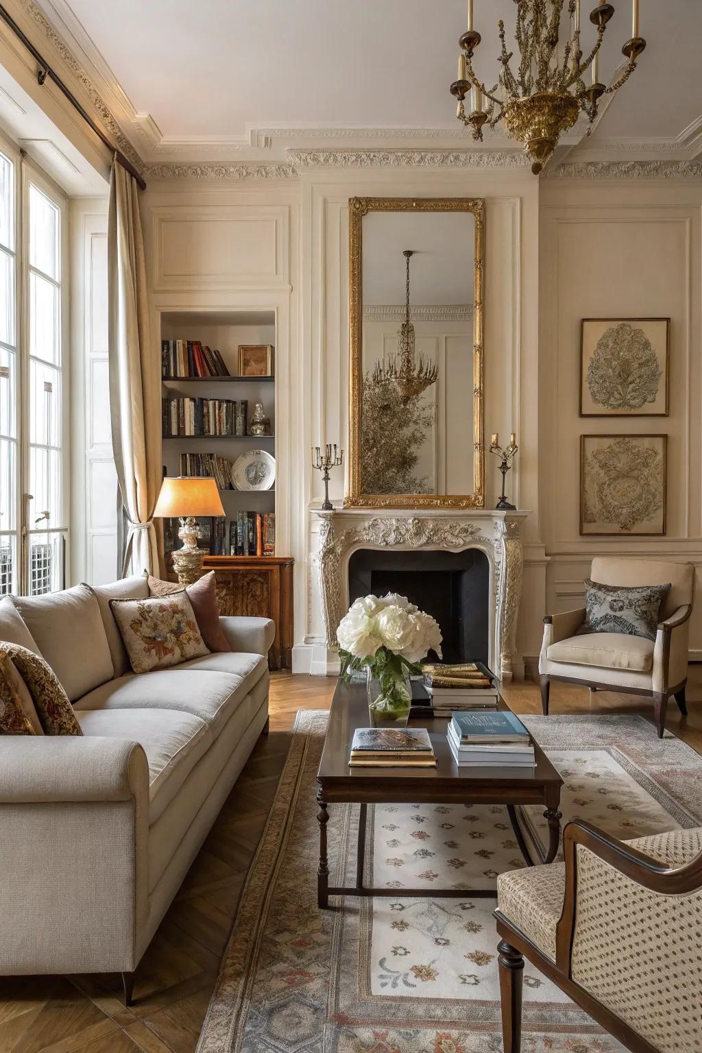 Symmetry creates visual intrigue.