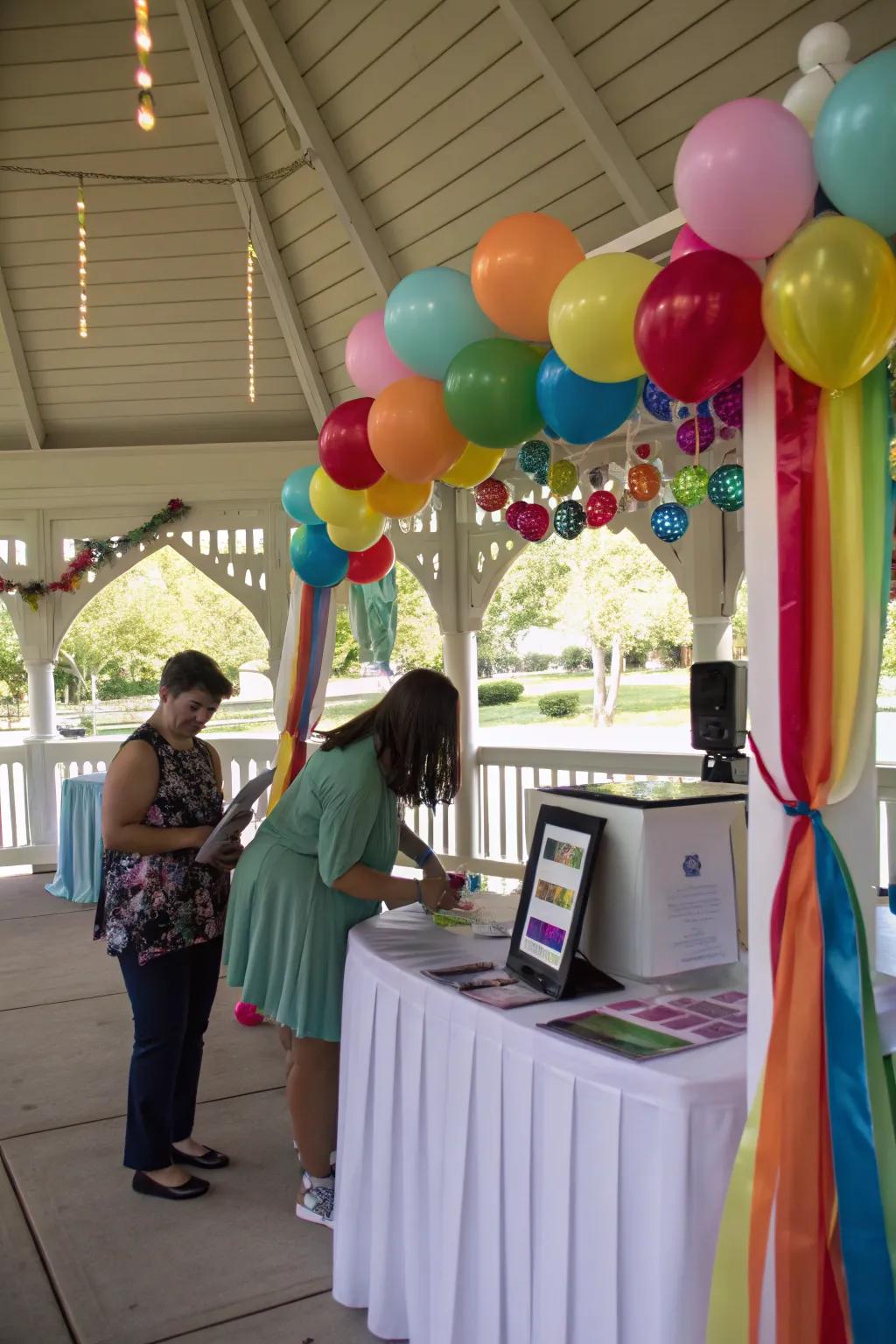 Interactive ornamentation stations present entertainment and memorable keepsakes.