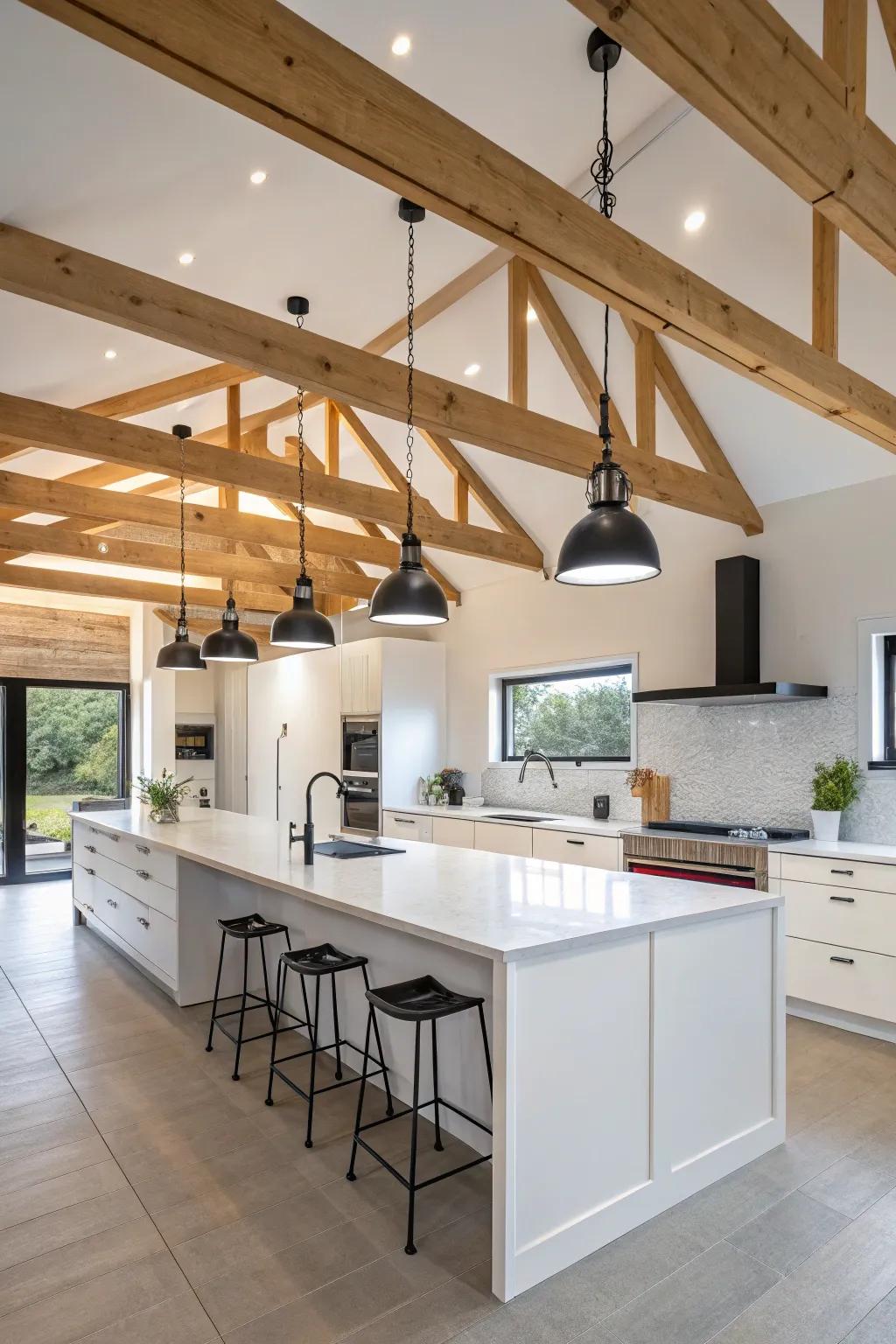 Achieve understated chic through sleek lighting.