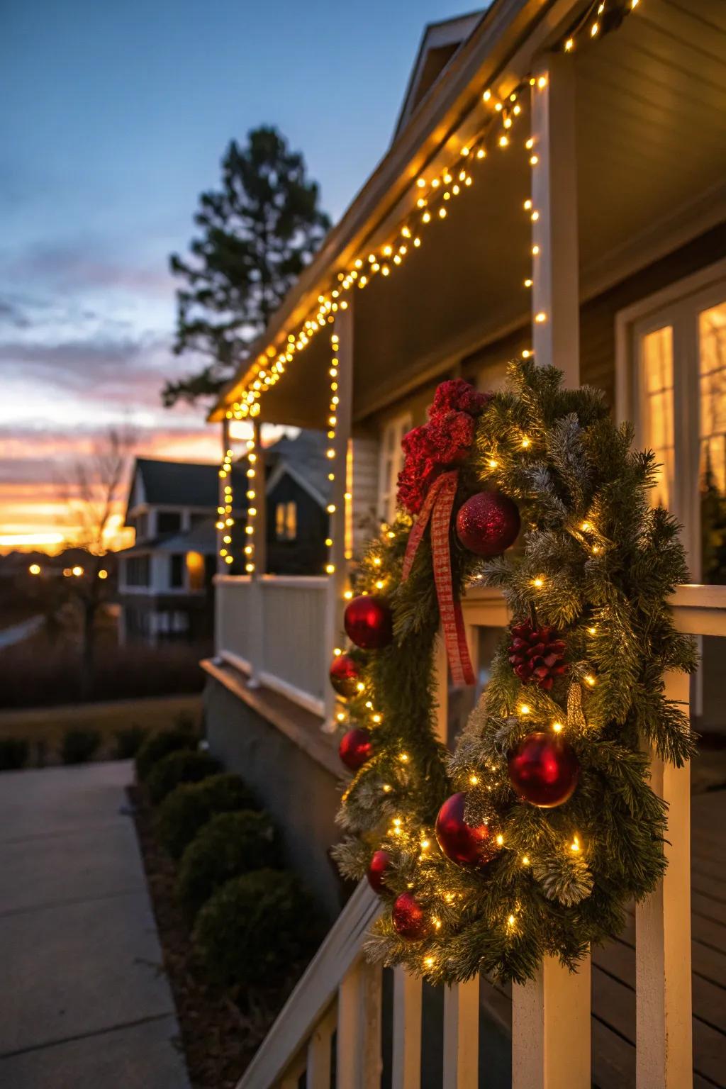 Embracing warmth showcased through a gilded glow.