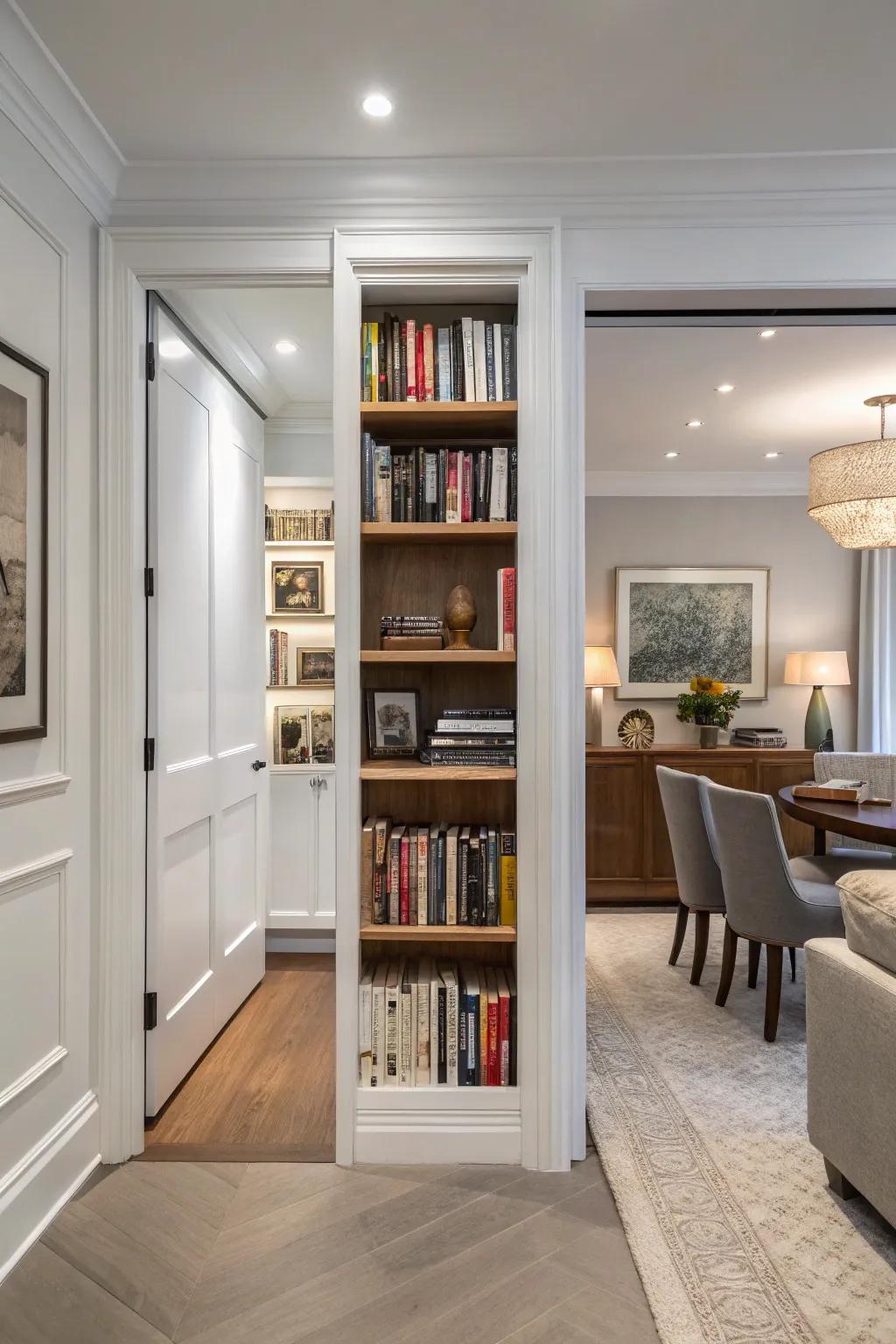 Murphy doors offer a clever, hidden solution.