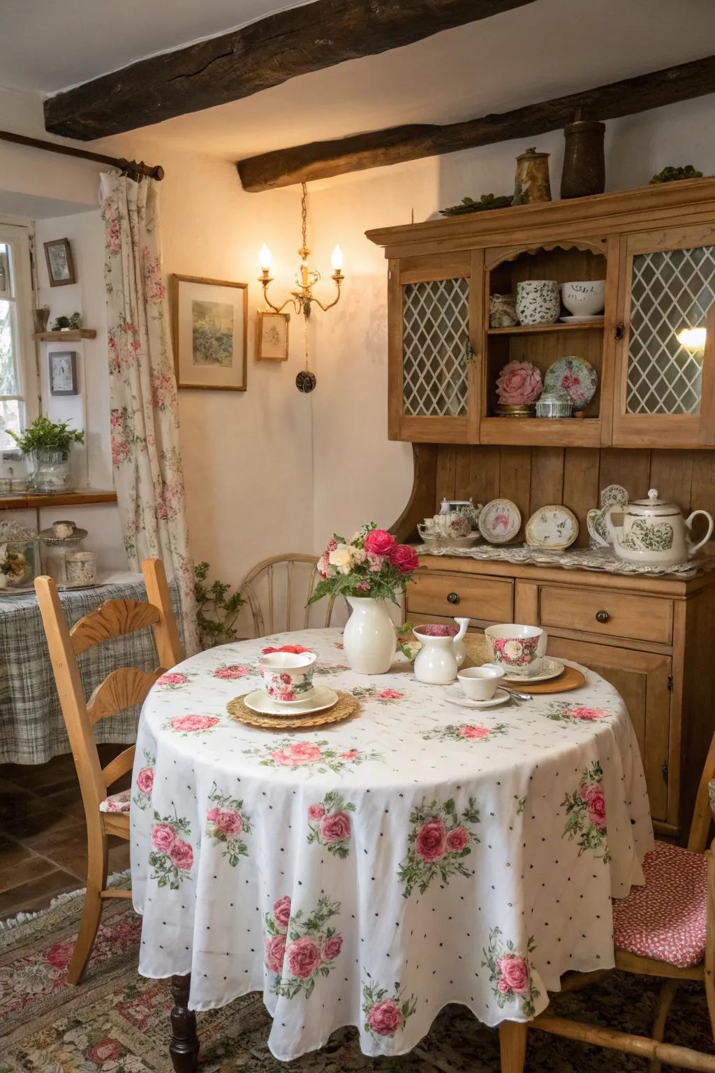 Rural aesthetic accessories introduce nostalgic charm.