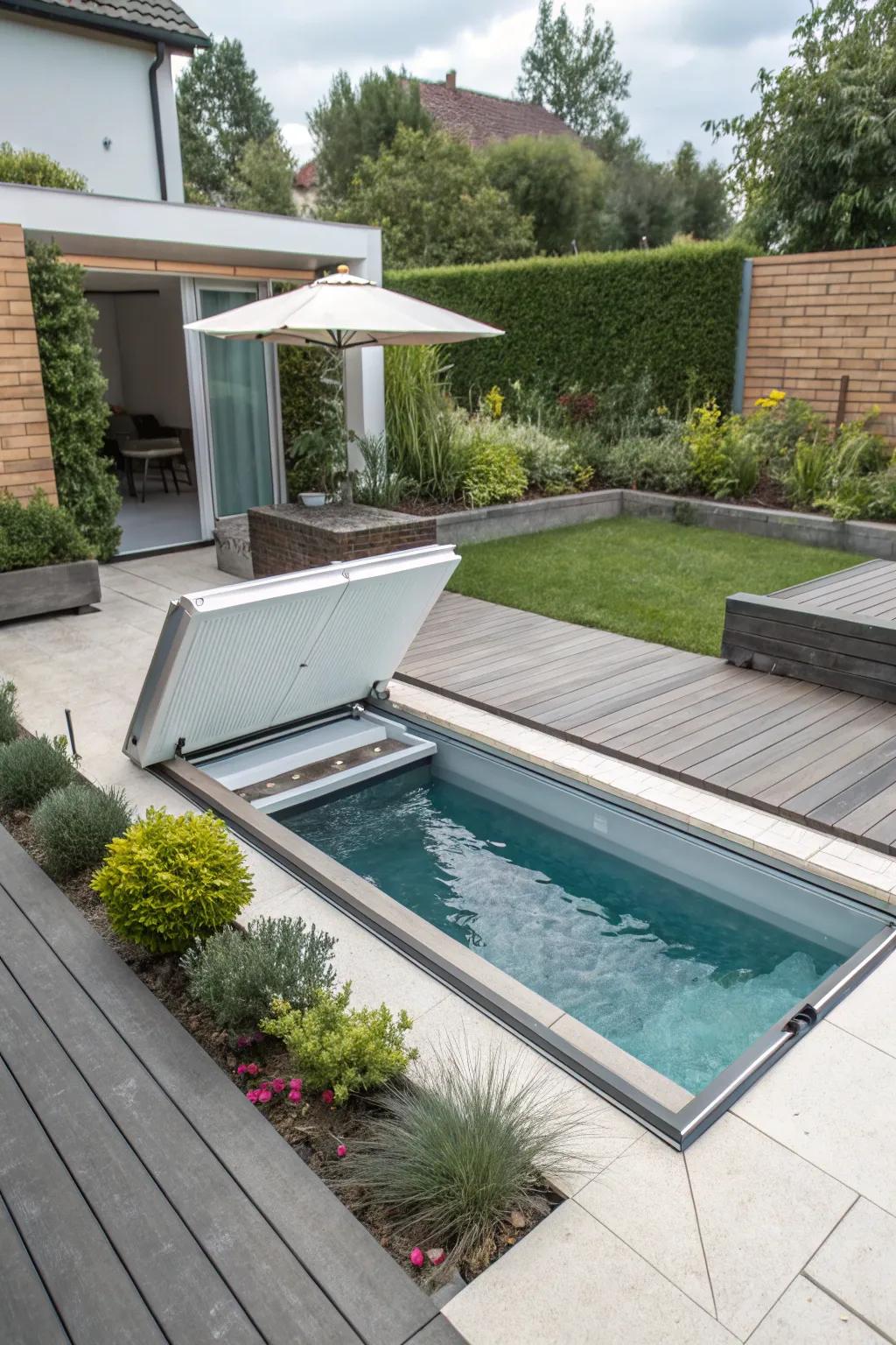 An intelligent pool wrap offers convenience and enhances pool safety.