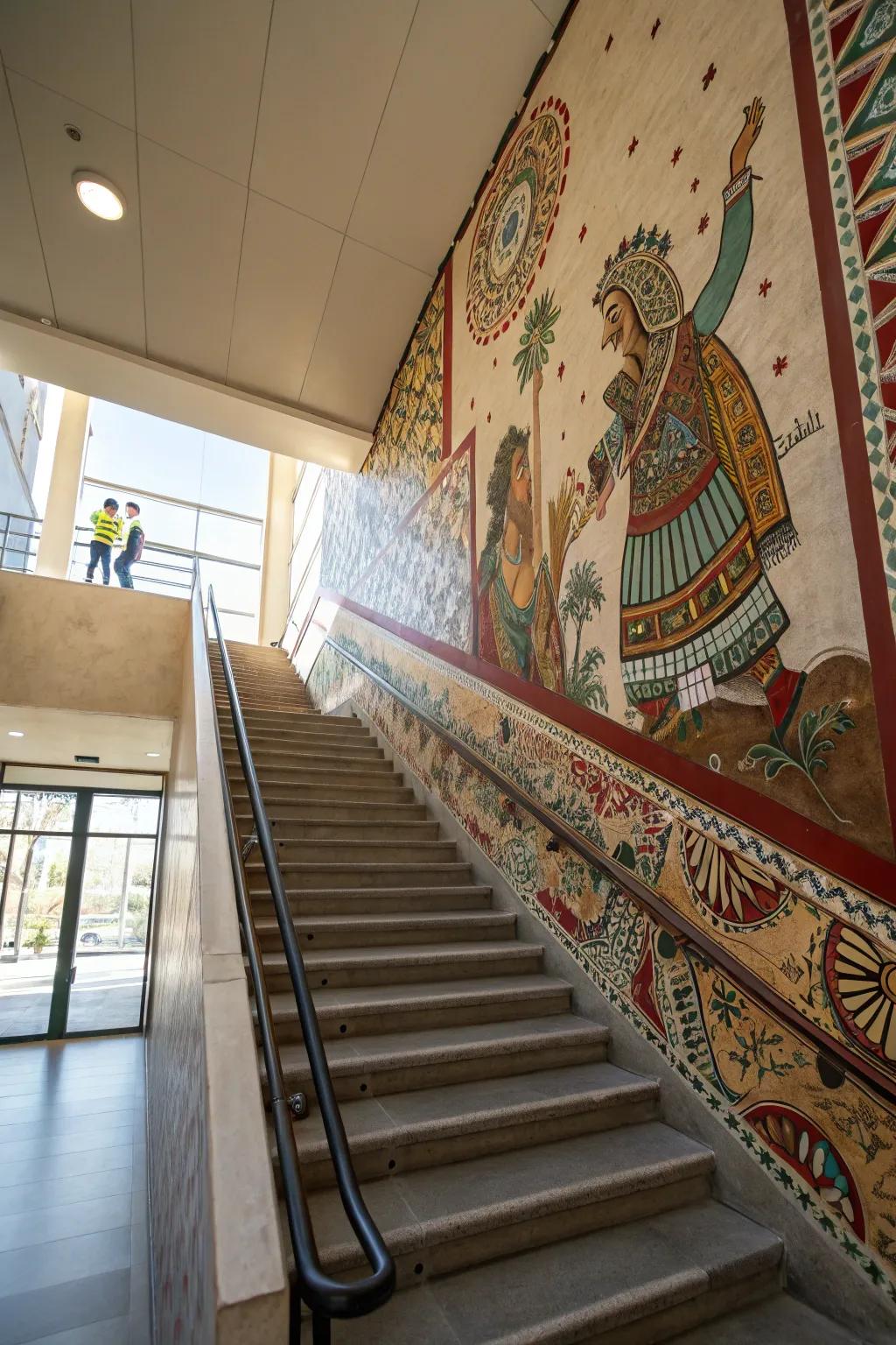 Celebrate culture with a heritage-inspired mural.
