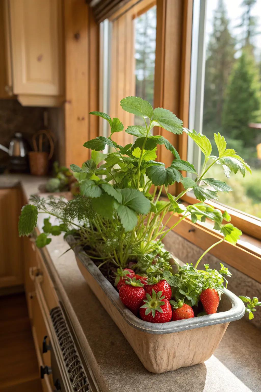 A fragrant and flavorful indoor cultivator amalgamating Crimson Berries and herbs.