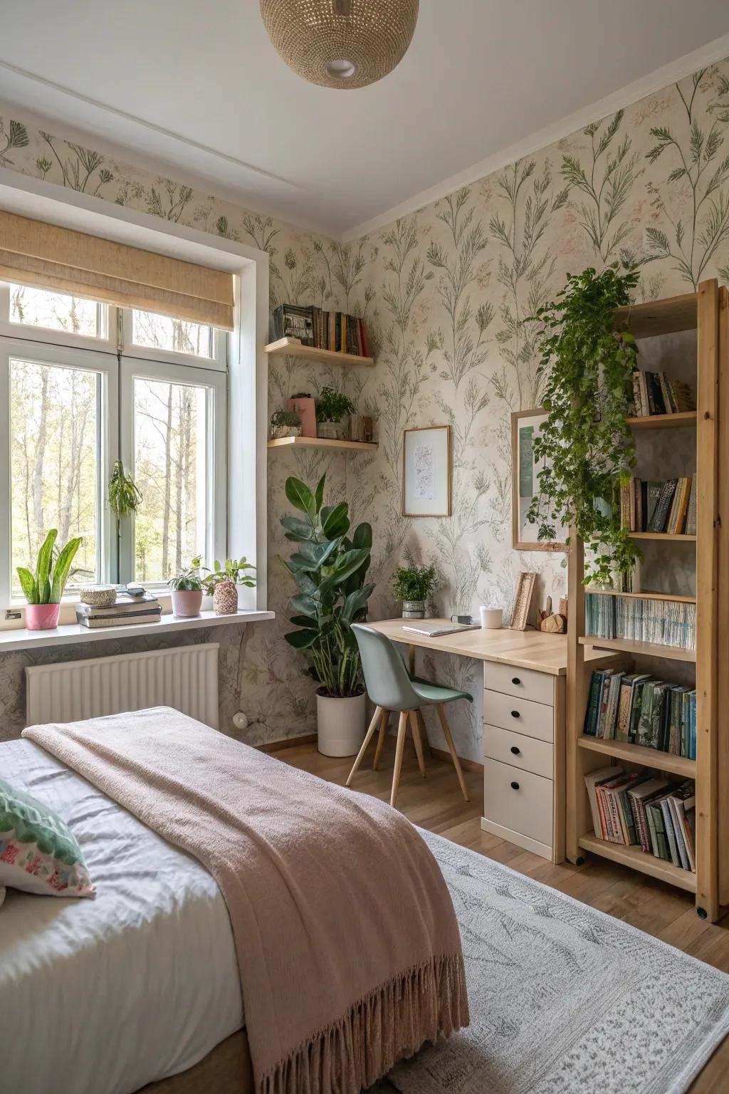 Organic textures impart warmth and sustainability to a locale.