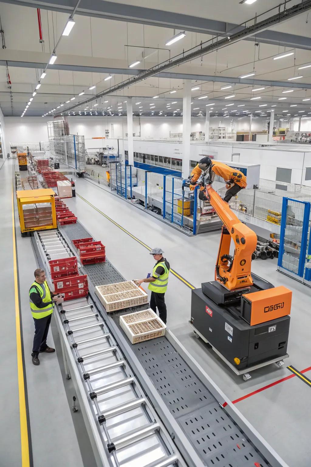 Automated selection systems amplify speed and correctness within large warehouses.