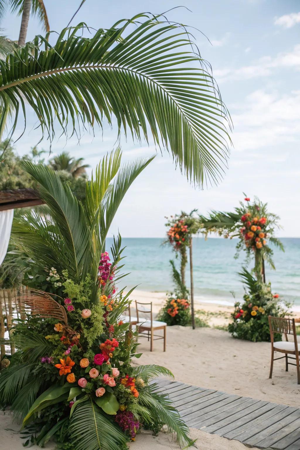 A mini-escape with an equatorial oasis background.
