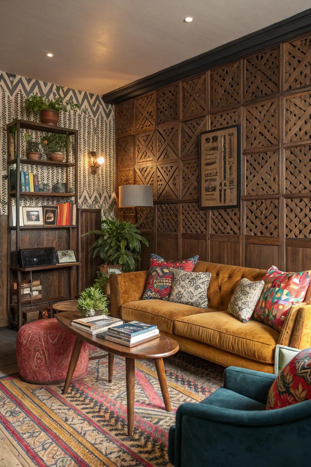 Motif wood panels infuse character into your space.