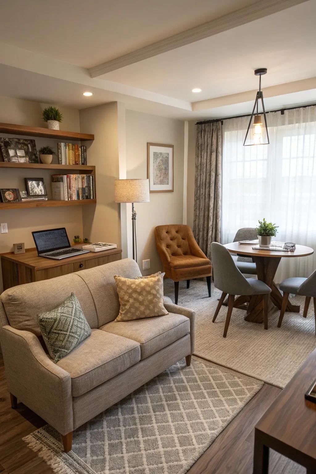Fashioning segments optimizes your space intended for multiple purposes.