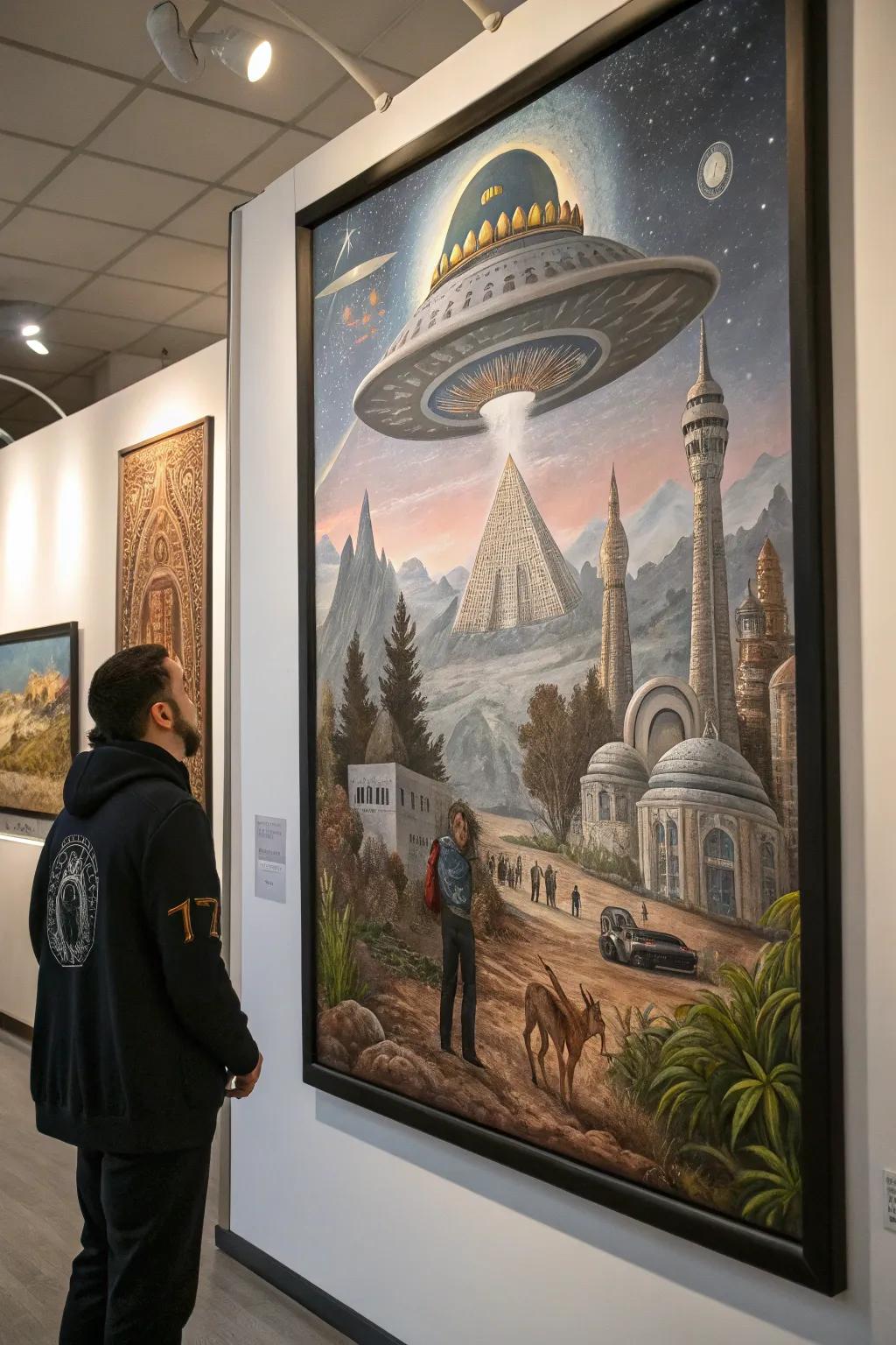 Imagined cosmic cultures that bring a narrative dimension to your artwork.