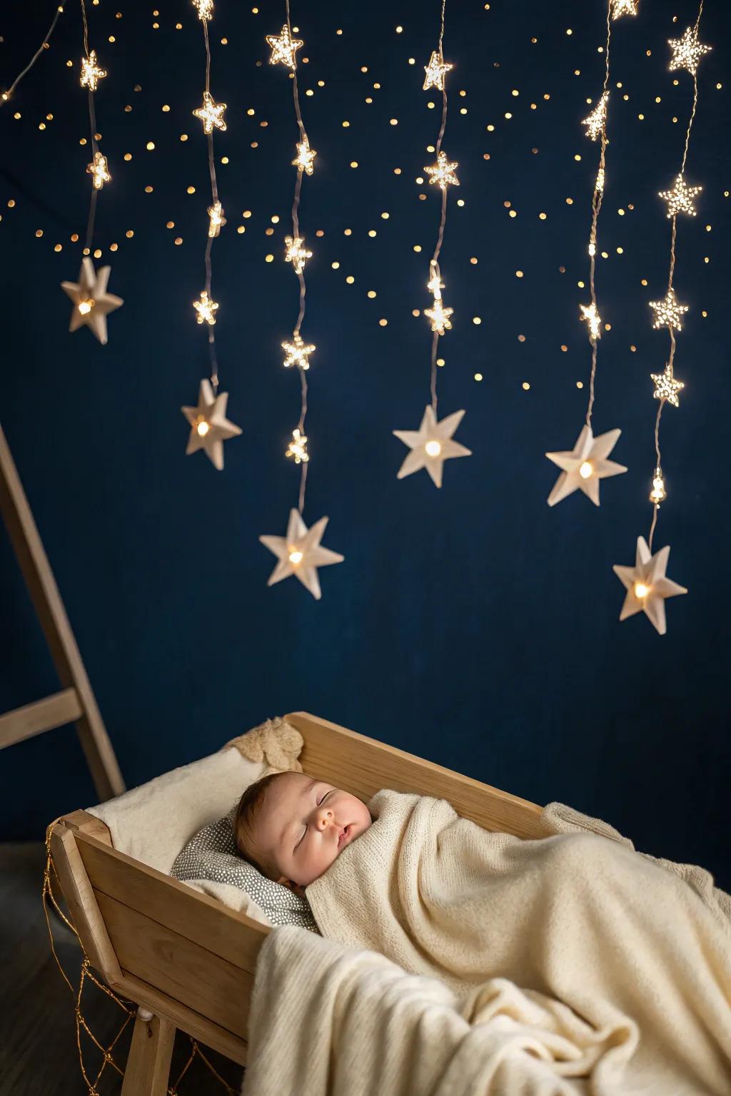 Dream beneath the stars: a cozy nighttime adventure for your little one.