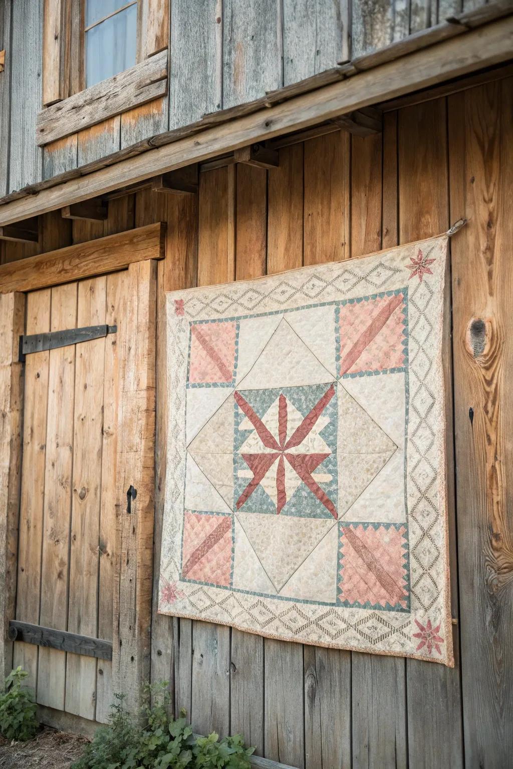 Charming vintage quilt pattern.