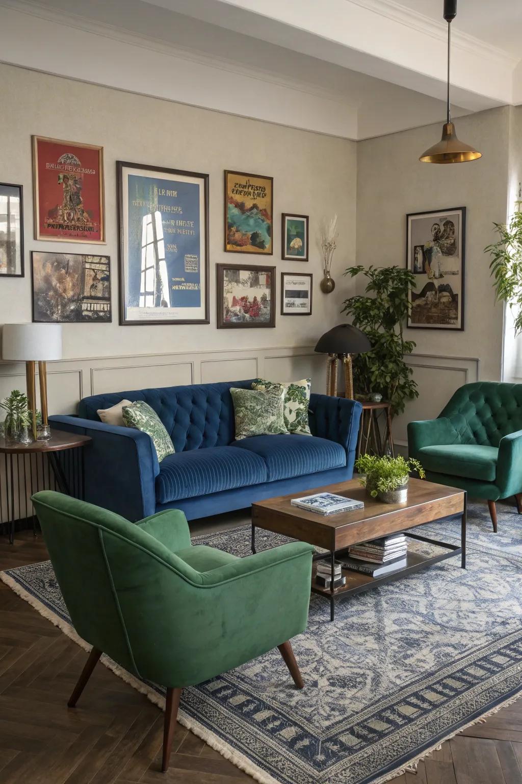 A varied mix presents a rich collection of textures and styles.