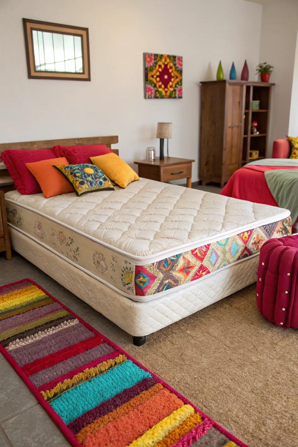 Vibrancy and energy come from a splash of color.