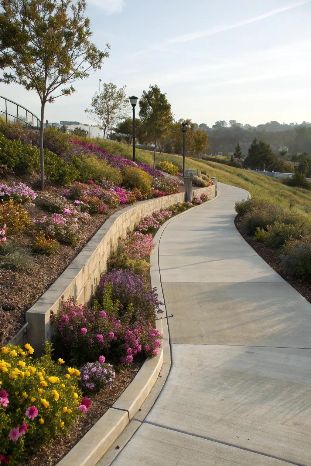 Promote inclusivity with accessible walkways.
