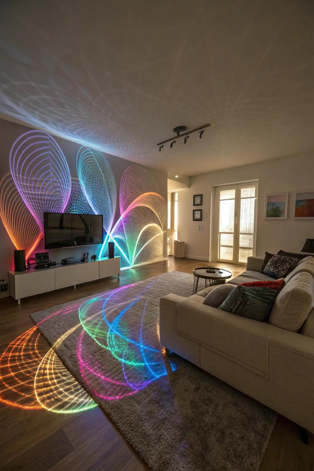 Convey your disposition through abstract illumination.