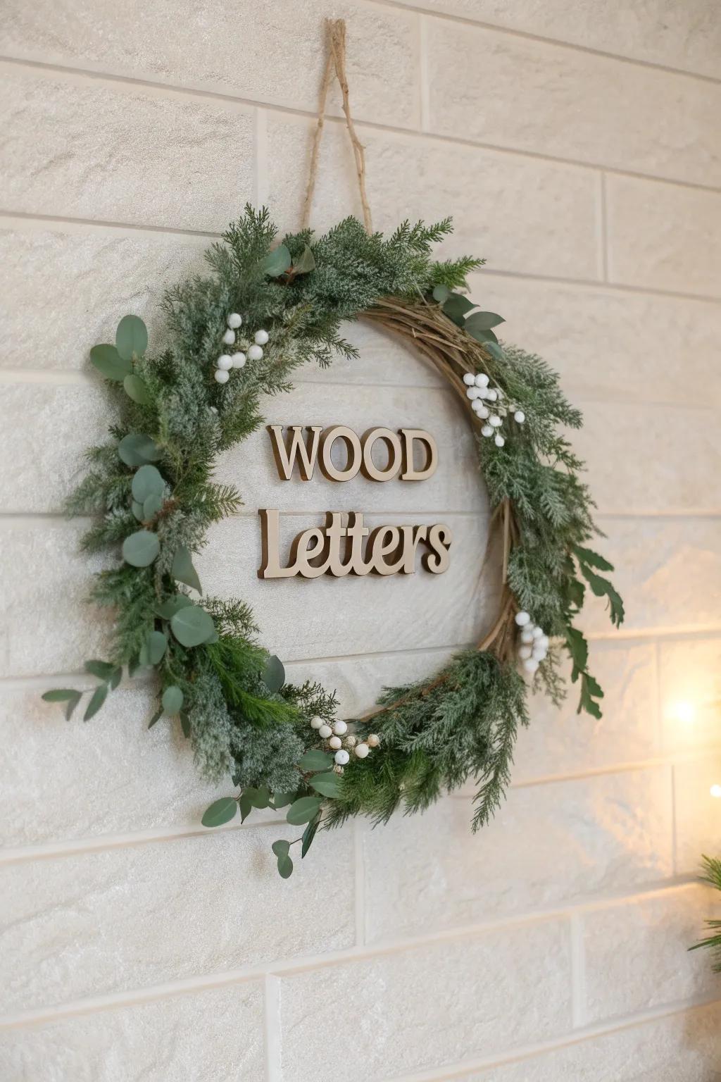 Craft your holiday spirit with a personalized wreath that speaks to your heart.
