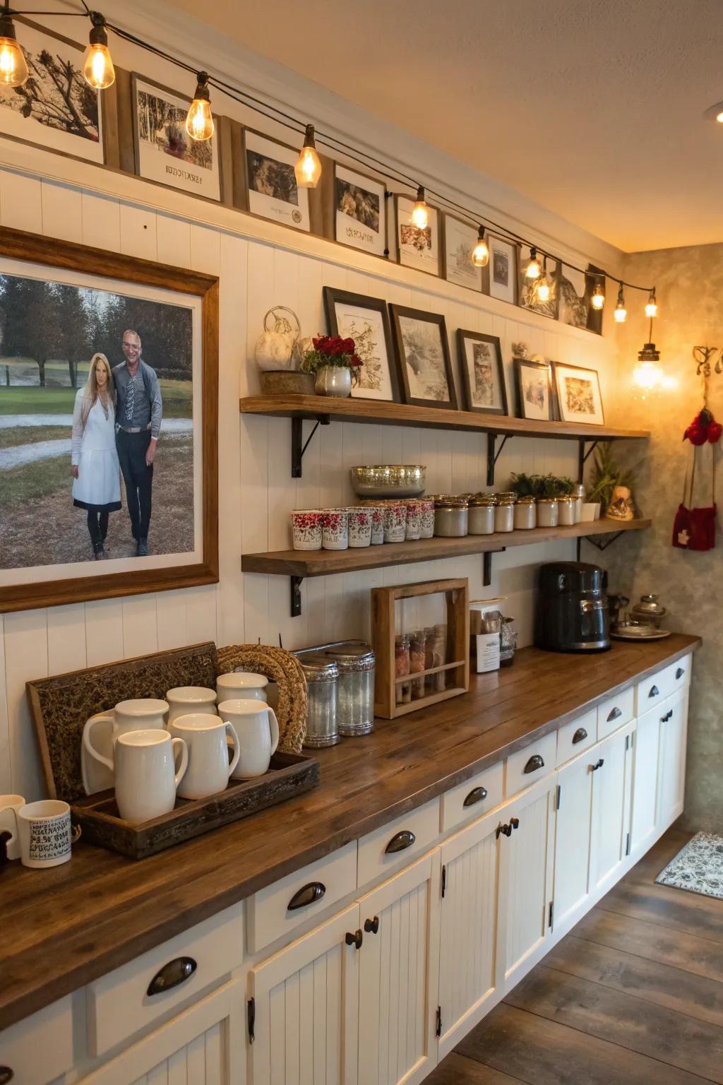 Individual decor that narrates a story.