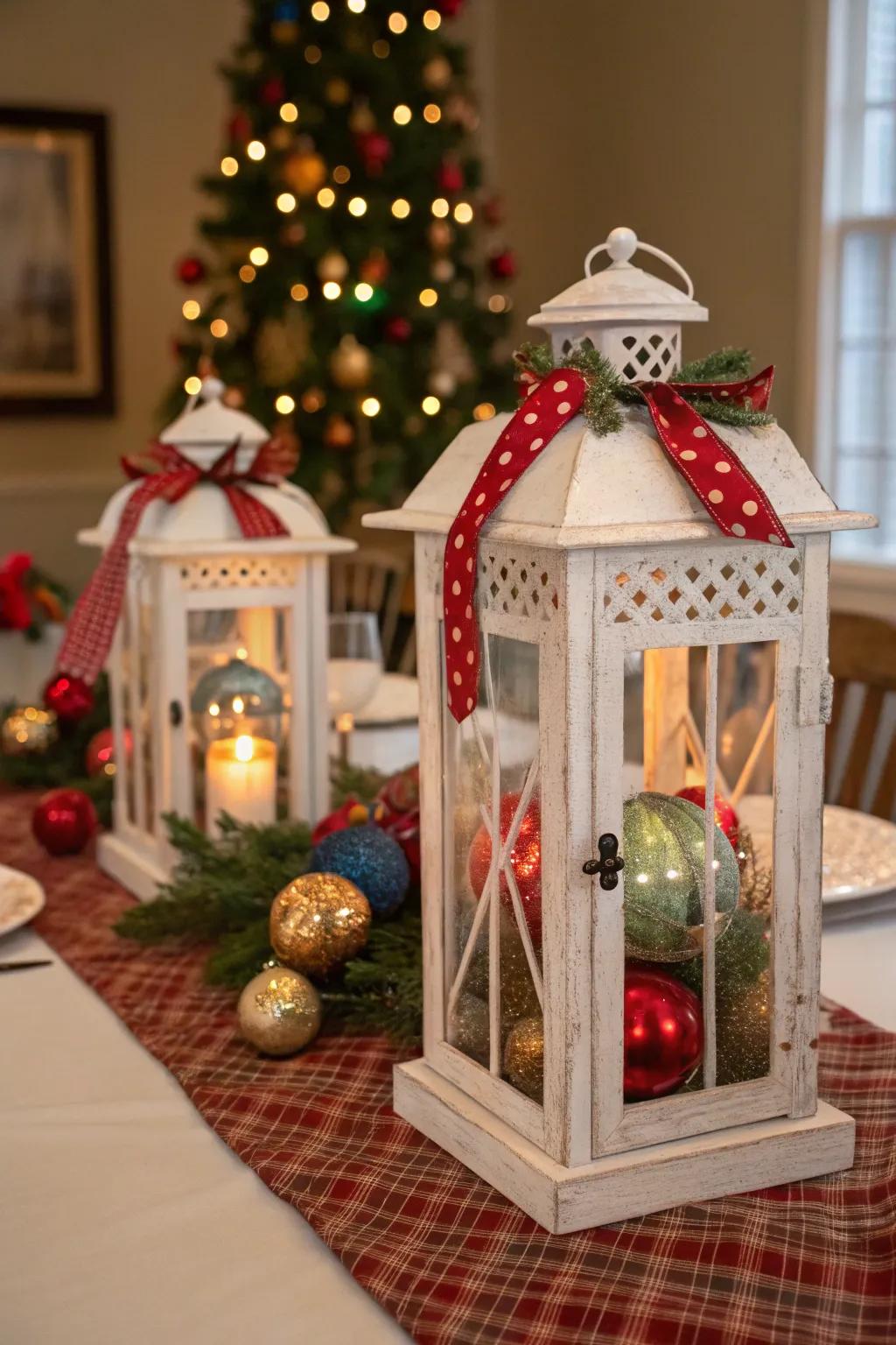 Lanterns create adaptable celebratory adornments.