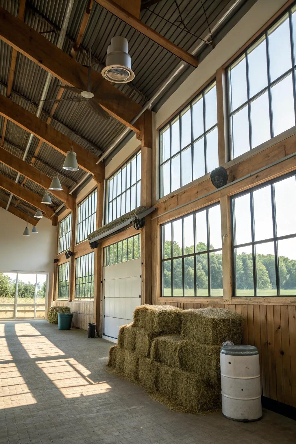 Effective air flow sustains a fit feed space.