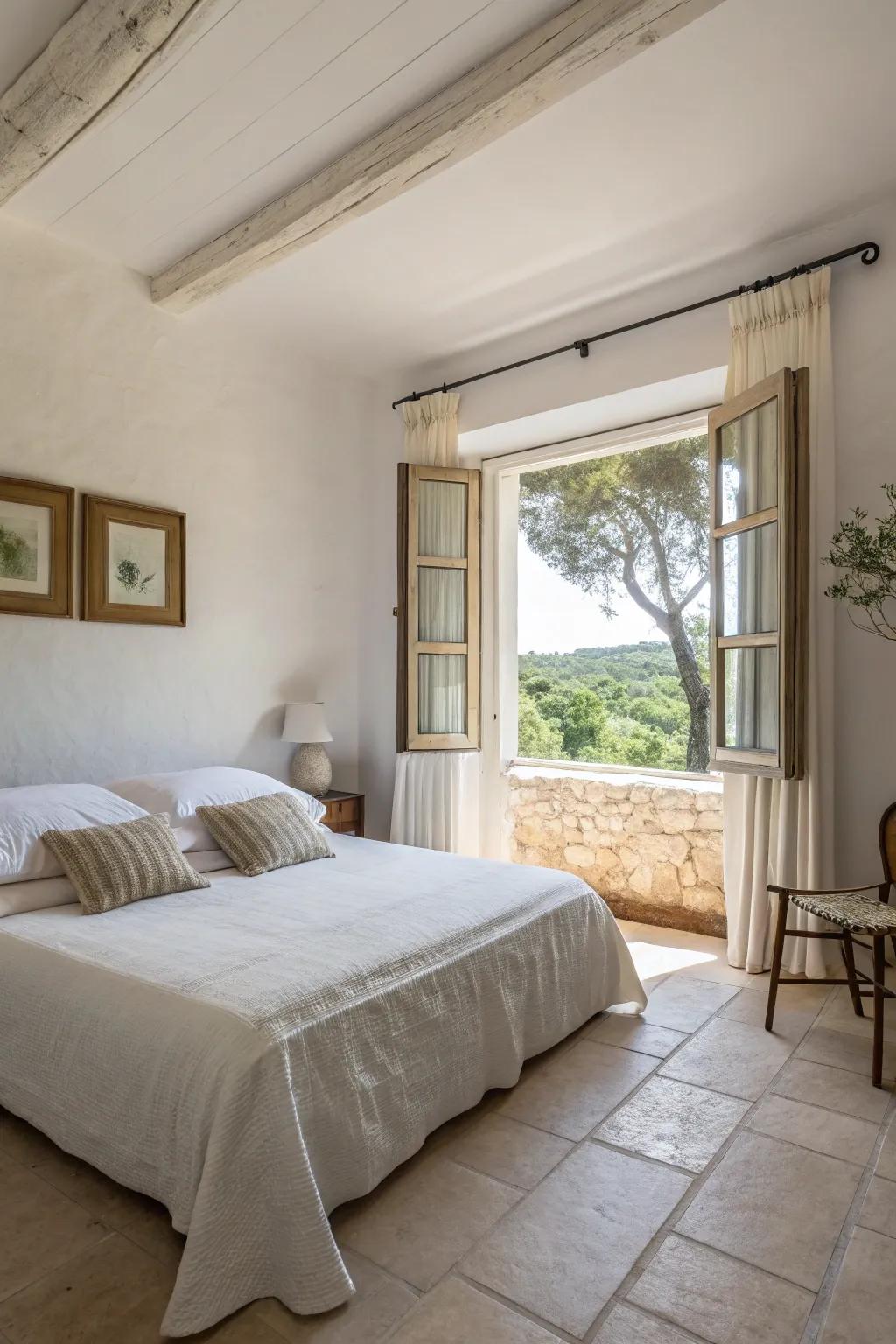 Accept minimalism for open energy flow and serenity.