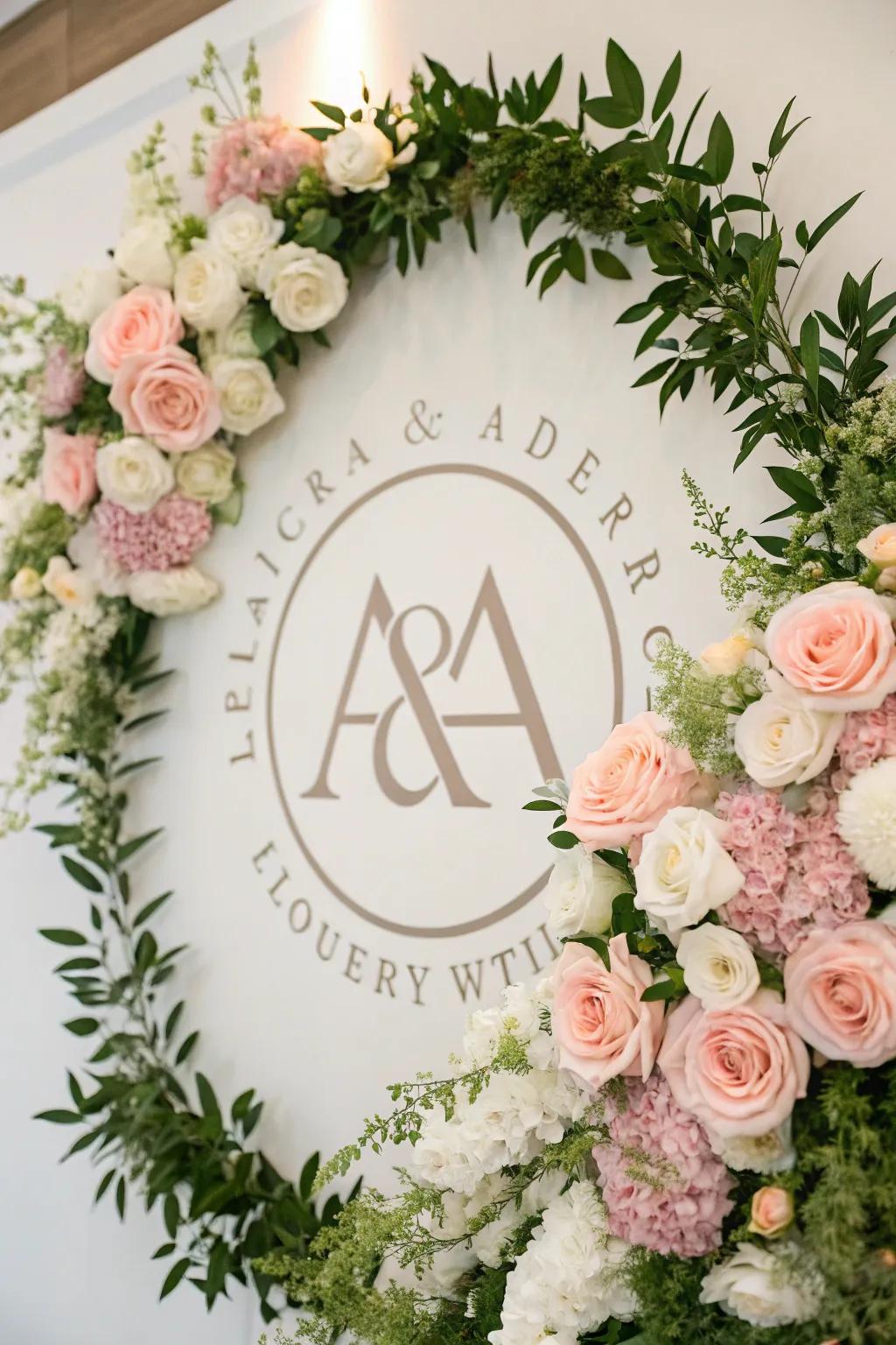 Symmetrical floral arrangements reflect organized charm.