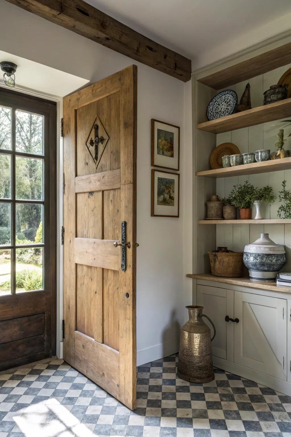 A blend of aesthetics fashions a unique area.