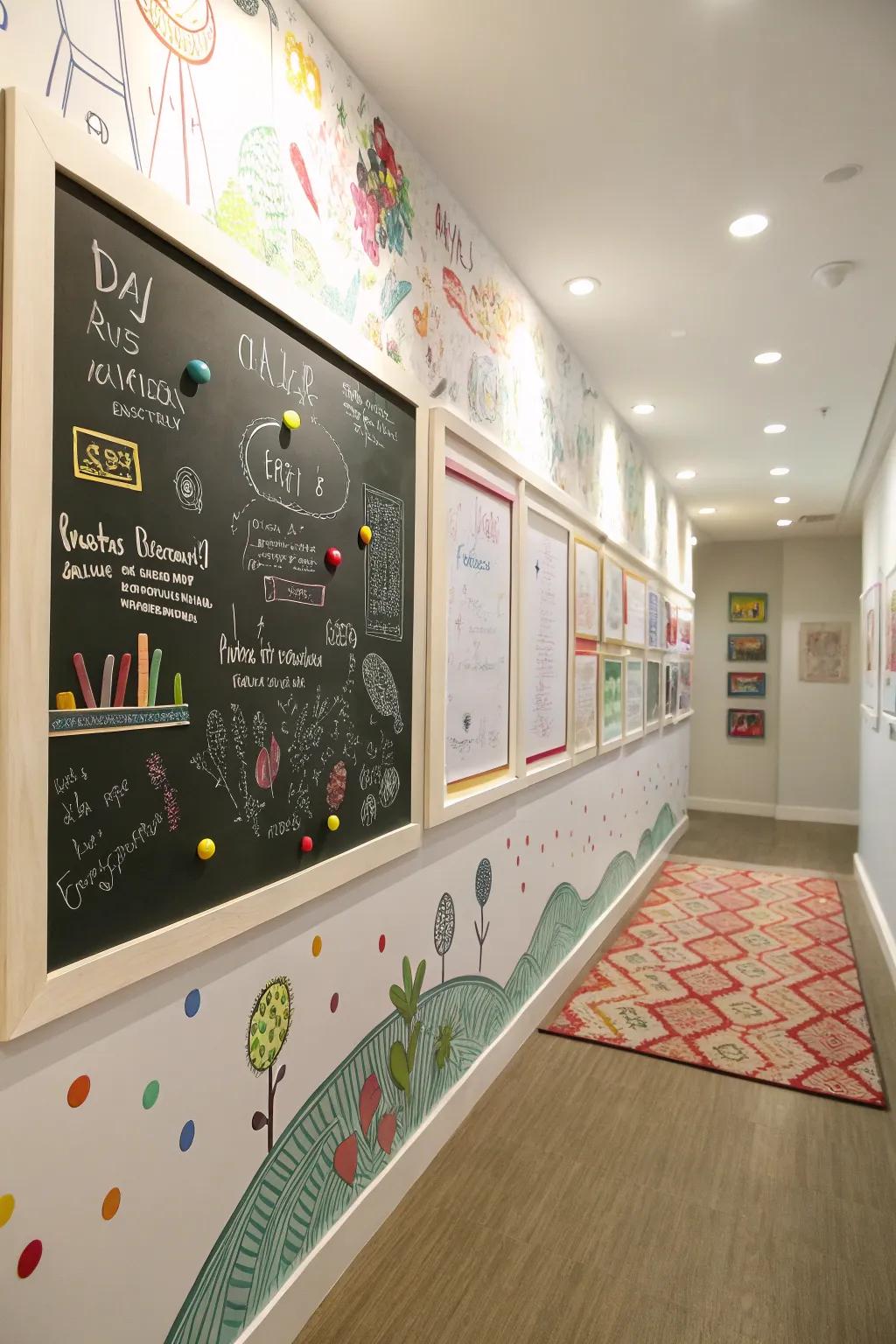 Interactive fun with frames that allow for changing displays.