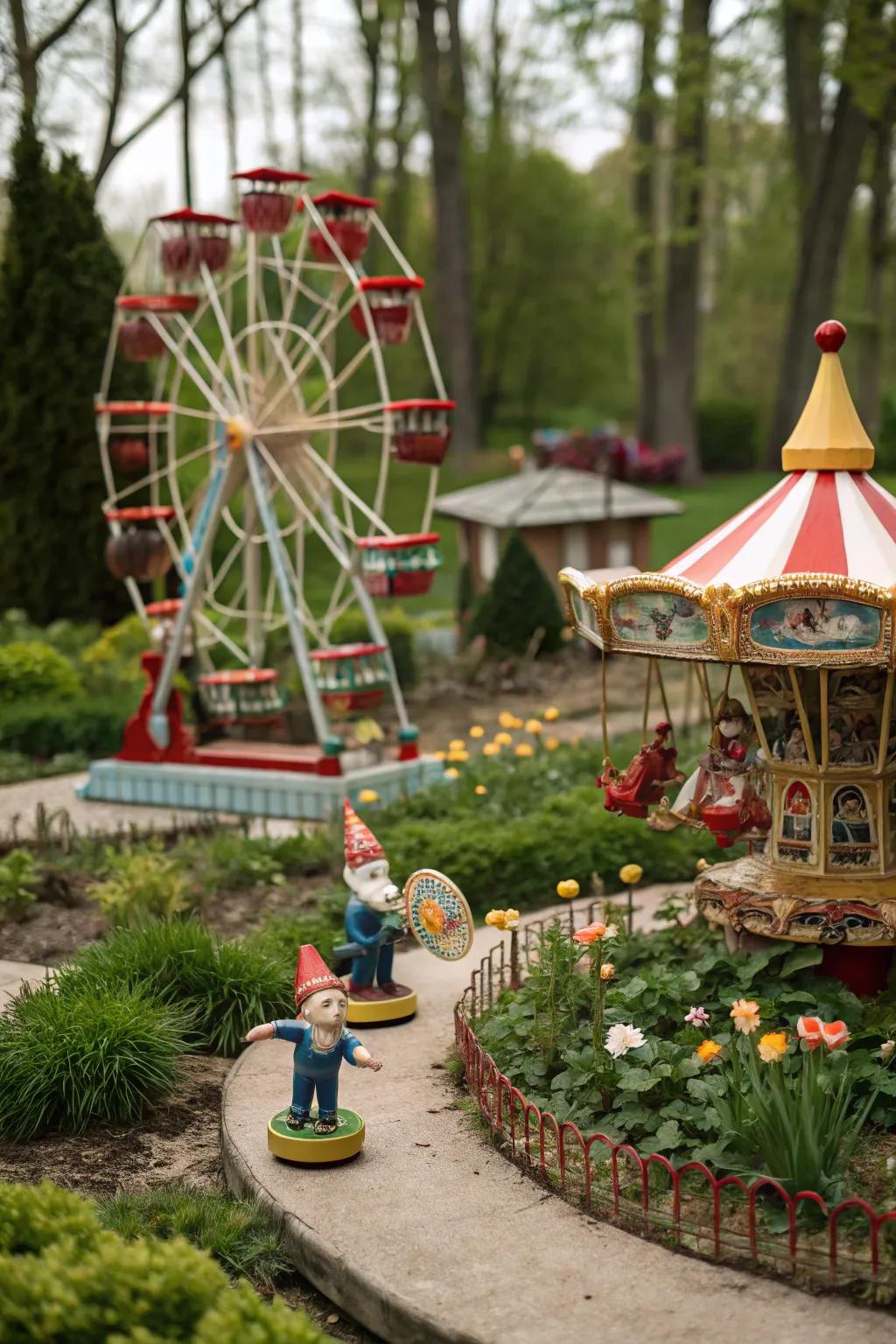 A gnome celebration introduces joy and whimsy to the garden.