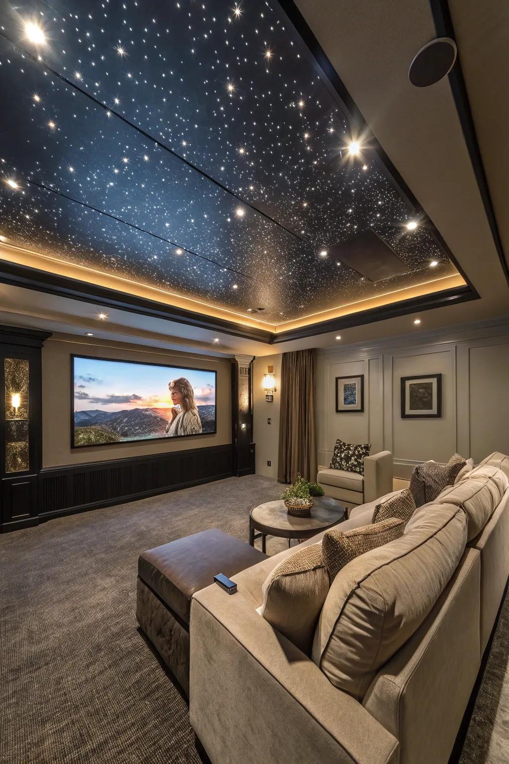 Expand your spatial dimension through reflective ceilings.