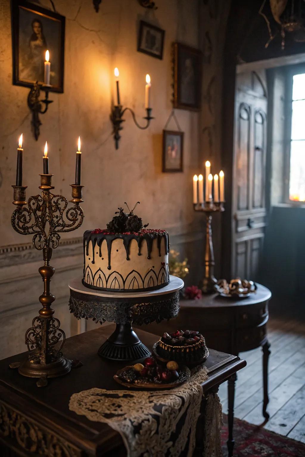 A doomed cake that's hauntingly beautiful.