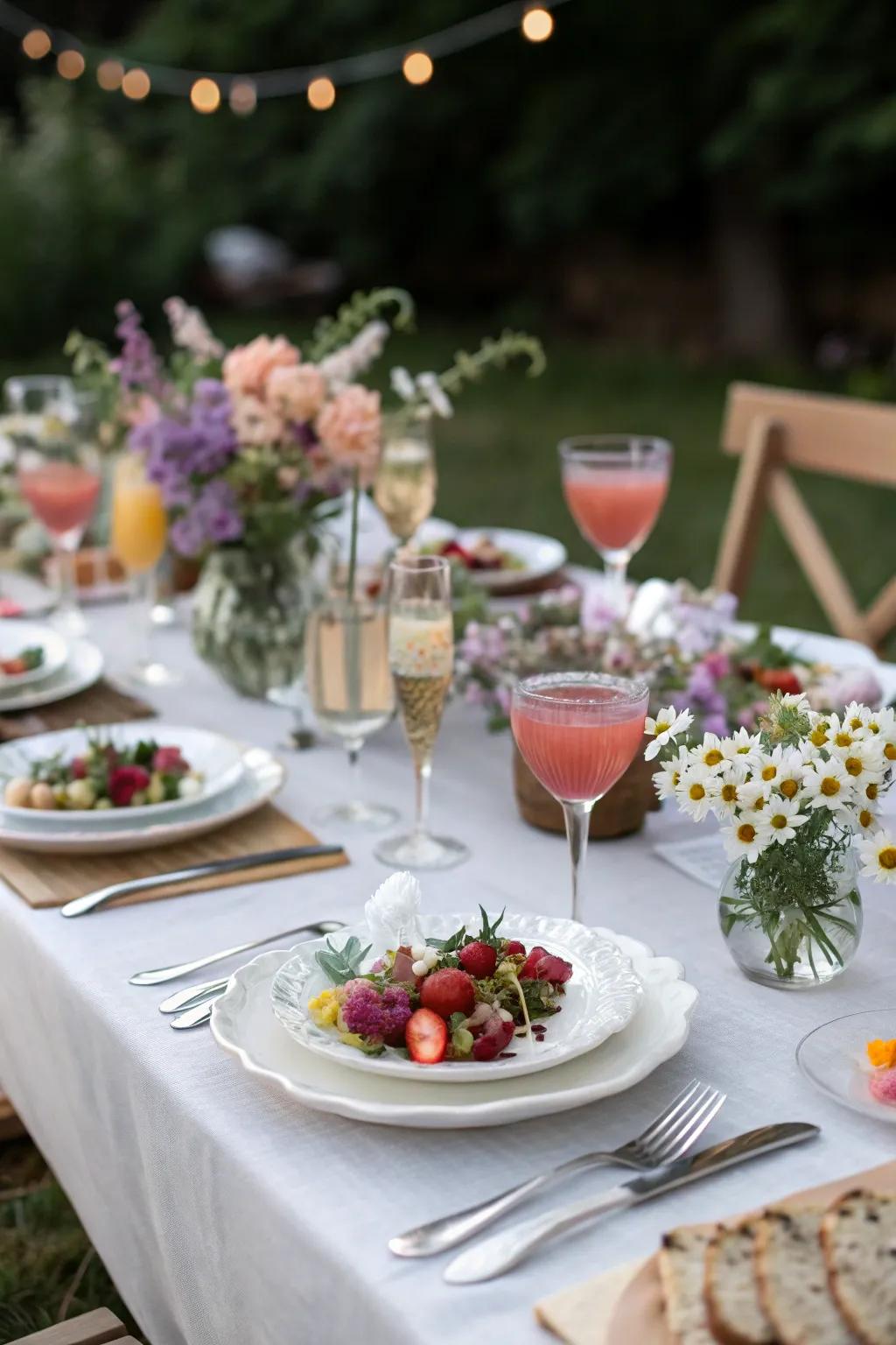 Floral edibles add a beautiful and unexpected touch to dishes.