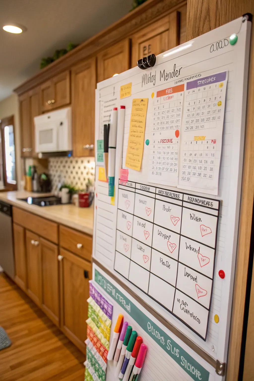 Keep the family organized with an interactive calendar.
