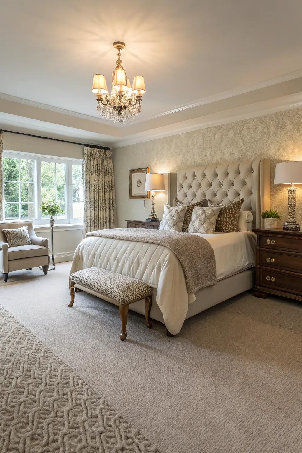 Beige-gray carpets offer ageless versatility for every design.