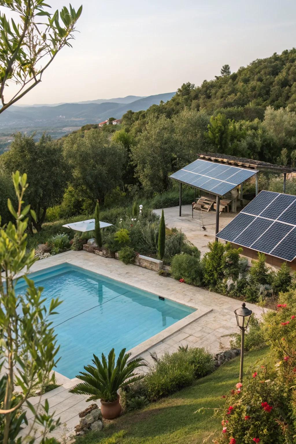 Environmentally conscious features help you enjoy your pool sustainably.