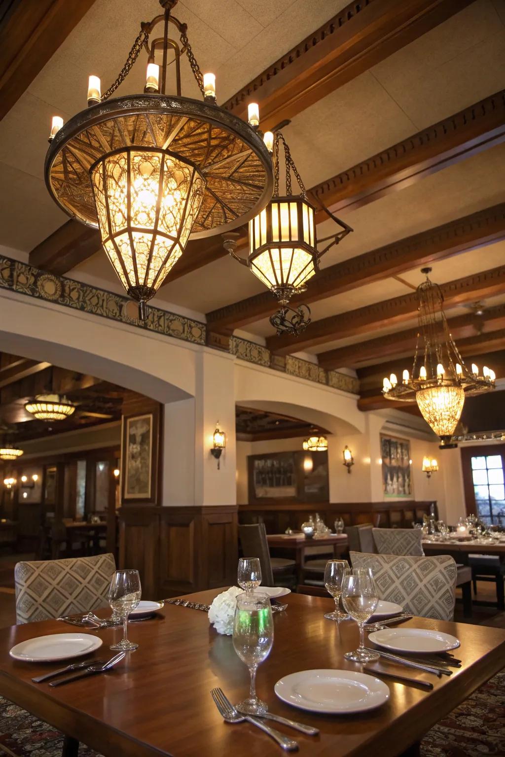 Revive glamour through Art Ornamentation lighting.