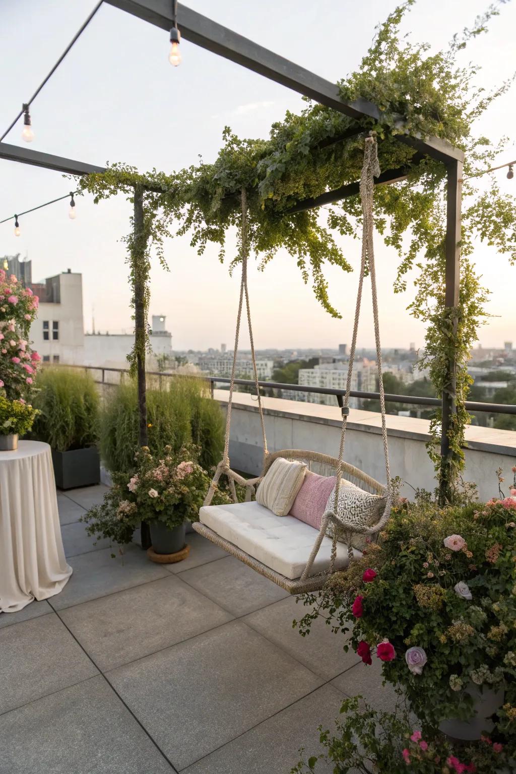 Playful features infuse enjoyment and relaxation into your rooftop.