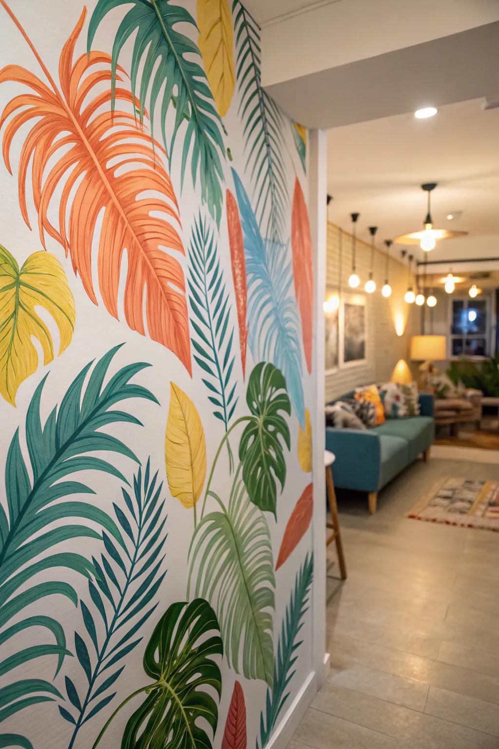 Tropical warmth.