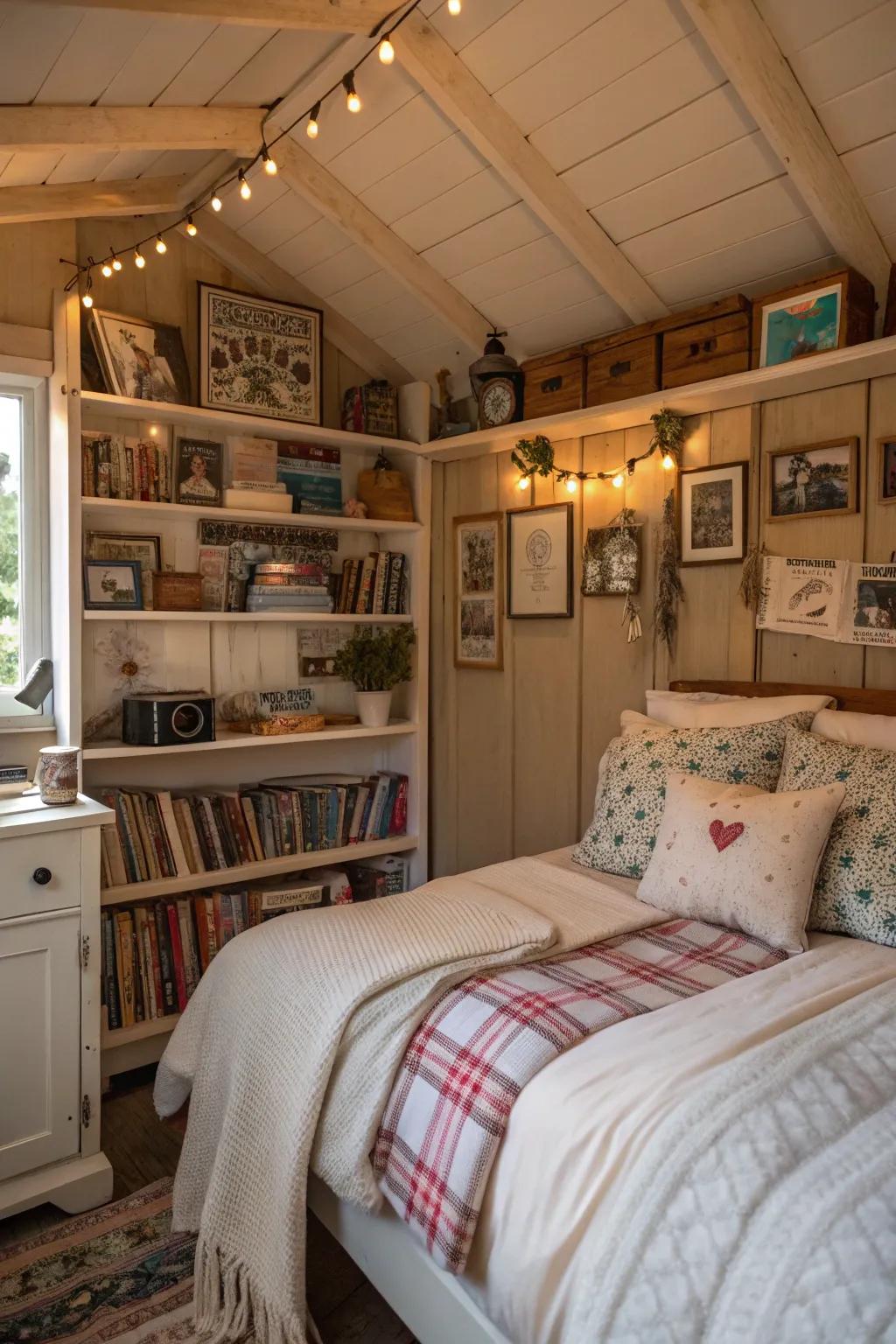 Personal features make the shed bedroom a genuine reflection of you.