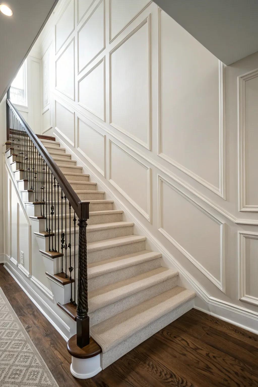A clean aesthetic provides a simple and effective look.