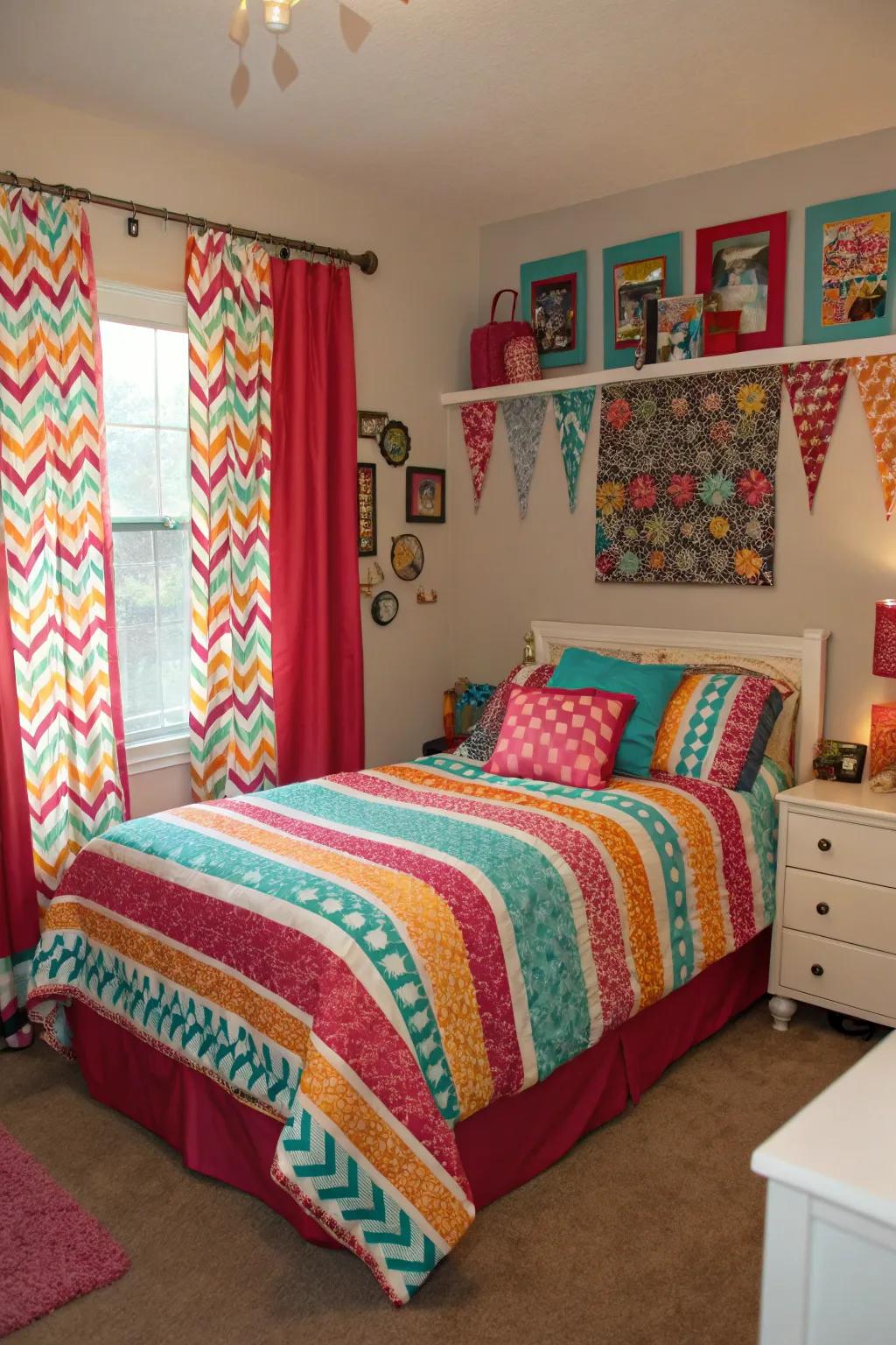 Bold designs bring energy and style to a room.