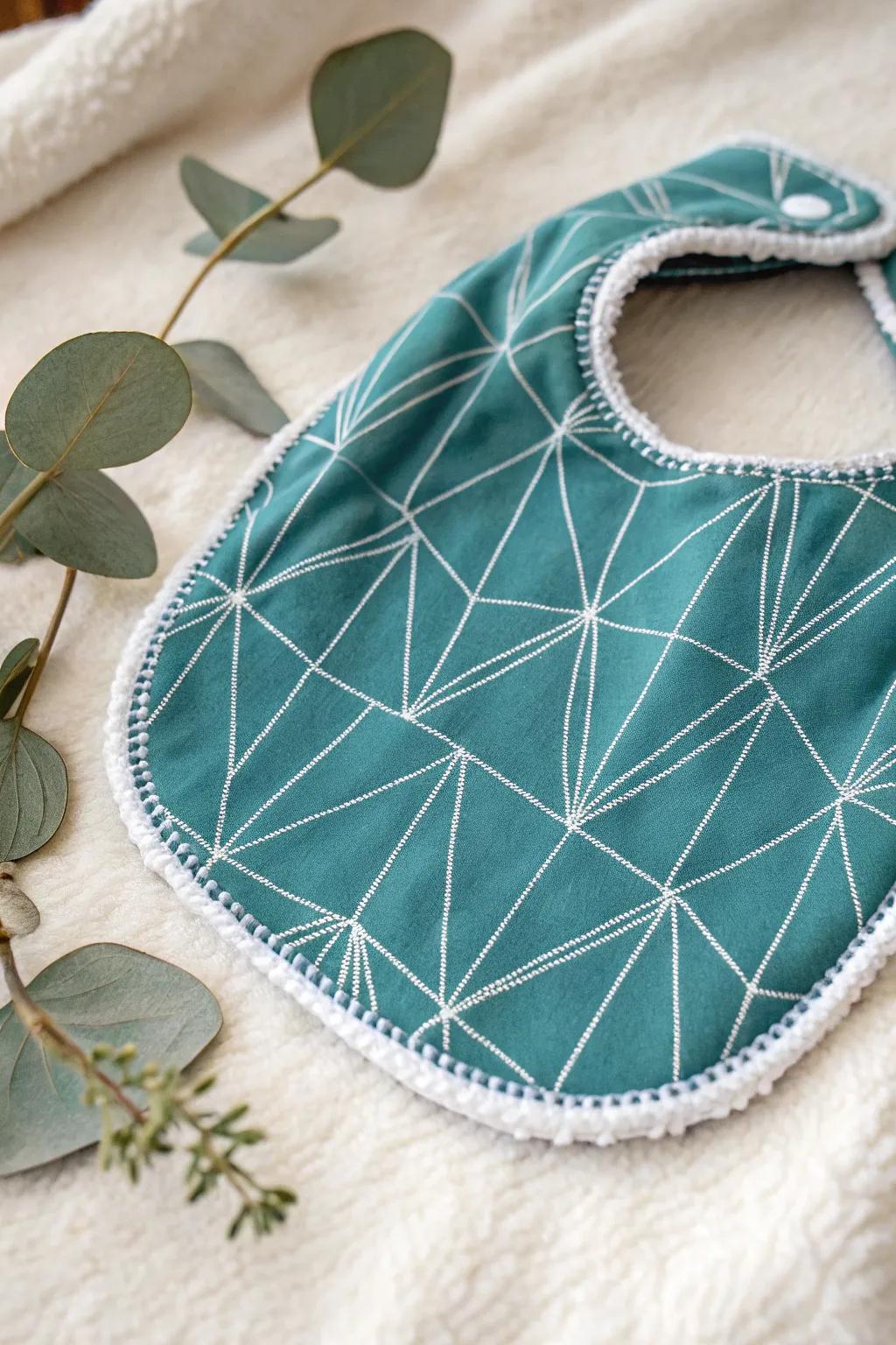 Handcrafted refinement for the diminutive: Uncover the impeccable amalgamation of style and functionality through this exquisitely crafted infant apron.